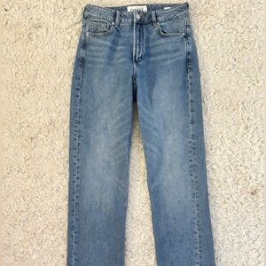 Dynamite Light Blue Chiara Straight Leg Jeans